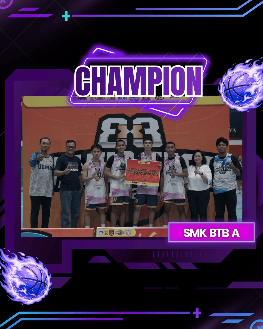 Dinus Fest 3X3 Basketball Competition